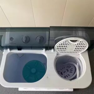Hot 10kg double bucket semi-automatic washing machine top load household washing machine - Image 6