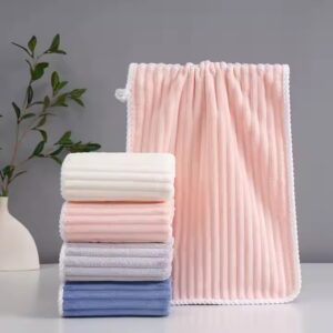 Coral Fleece Towel and Bath Towel Set - Image 1