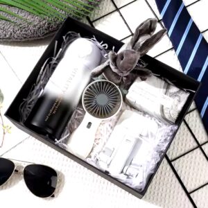 Valentine's Day Birthday Gift Luxury Gift Water Cup Fan Set for Men's Friends Best Man Wedding Companion Gift - Image 4