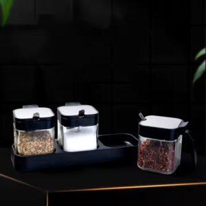 Moisture-proof seasoning glass bottle leak-proof jar spice container condiment sugar chicken essence - Image 3