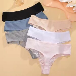 Sexy Lace Women Thongs Fashional Women G-String Cotton Girl's Wholesale Underwear Factory Panties Ladies - Image 4