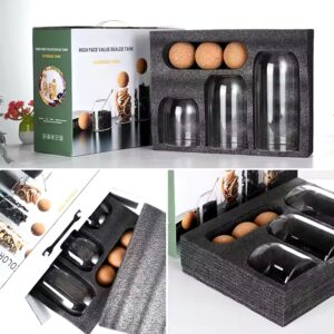 Factory Sale Various Bottom Spice Storage Set Empty Jars Glass Wholesale - Image 4