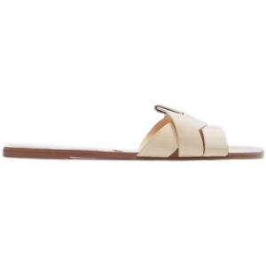 Large flat bottomed trendy straight line slippers for women's new foreign trade cross solid color fashionable sandals - Image 5