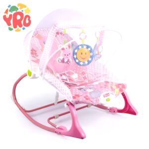 3 in 1 Hot Selling Babies Rocking Chair Electric Soft Vibrating Swing Baby Rocker with Mosquito Net - Image 4