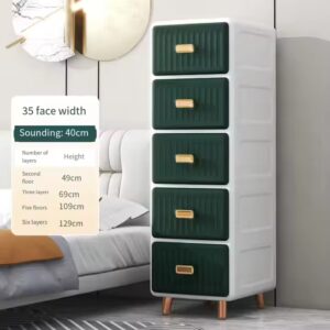 3 Layers Modern Style Home Kitchen 35 Cm Width Multi-layer Small Storage Cabinet Plastic Cupboard for toys - Image 4