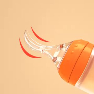 Silicone Baby Food Dispensing Squeeze Cereal Feeder Baby Fresh Food Spoon Feeder - Image 3