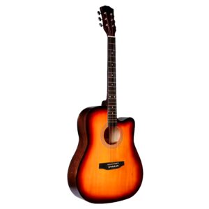 Retro colorful 41 inch musical instrument colour acoustic wood guitar for beginner and school student - Image 5