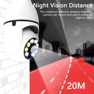 ICSEE WIFI 2.4G 360 Panoramic Wifi ip surveillance cameras security home security wireless light bulb PTZ network cctv camera - Image 4