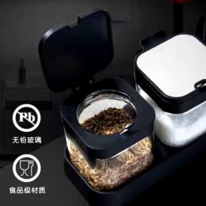 Moisture-proof seasoning glass bottle leak-proof jar spice container condiment sugar chicken essence - Image 4