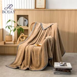 Luxury Home Soft Plaid Pineapple Flannel Throw Blanket warm Polyester Coral Fleece Blankets for Winter - Image 7