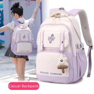 Hot sell nylon girls school bags korean style large capacity student kids fashion school backpack daily use mochila escolar - Image 5