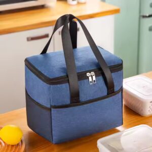 Thermal Insulated Lunch Bento Box Bag Aluminum Foil Thickened Waterproof Lunch Box Bag - Image 7