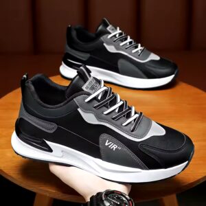 Spring men's shoes 2024 new breathable walking men's fashion versatile thick soled sports shoes casual running dad men shoes - Image 7