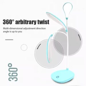 Portable Office Touch Dimming Table Lamp Rechargeable Battery LED Stand Bedroom Eye Protection Desk Lamp Table Top Lanterns - Image 7