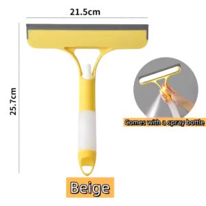 Self-watering Spray Cleaner Car Window Cleaner Spraying Water Cleaning Floor Tile Glass Windshield Scraper Soft Wiper - Image 4