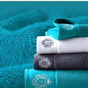 Five-star hotel towel cotton wholesale absorbent thick embroidery logo bath - Image 6
