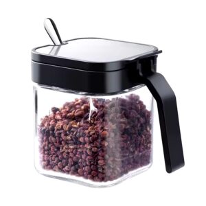Moisture-proof seasoning glass bottle leak-proof jar spice container condiment sugar chicken essence - Image 7