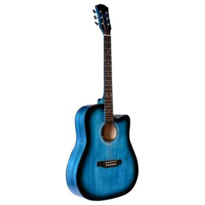 Retro colorful 41 inch musical instrument colour acoustic wood guitar for beginner and school student - Image 7