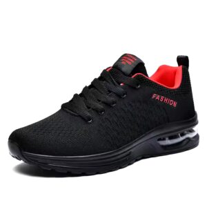 Men's Lightweight black Athletic Running Shoes Breathable Sport Air Fitness Gym Jogging Sneakers for men (Size 6.5-12.5) - Image 6
