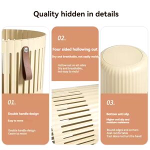 Large Bathroom Dirty Clothes Basket Clothing Storage Handheld Toy Storage Bucket Miscellaneous Storage Basket - Image 4