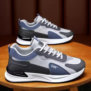 Spring men's shoes 2024 new breathable walking men's fashion versatile thick soled sports shoes casual running dad men shoes - Image 6
