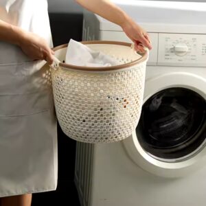New Kids laundry basket bathroom plastic wicker laundry baskets Chinese style laundry basket - Image 6