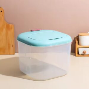 Household Insect-proof Moisture-proof Sealed Rice Storage Box With Lid Transparent Plastic Rice Bucket Kitchen Cereal Rice Tank - Image 7