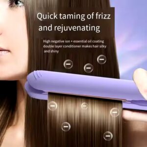 Wholesale Popular PTC Heating 2 in 1 Hair Straightener Curler Easily Use Multifunction ceramic Hair Curling Iron For Travel - Image 3