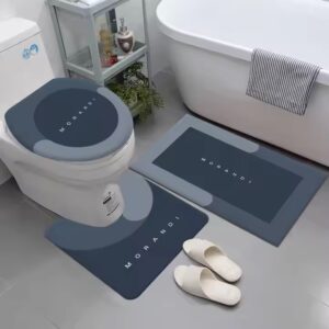 Anti-slip absorbent mat carpets rugs Diatomite bath mat - Image 1