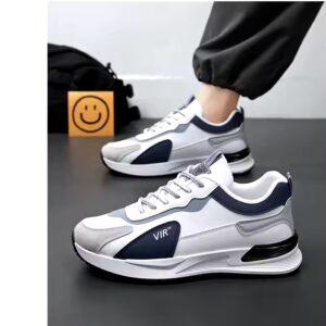 Spring men's shoes 2024 new breathable walking men's fashion versatile thick soled sports shoes casual running dad men shoes - Image 4