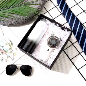Valentine's Day Birthday Gift Luxury Gift Water Cup Fan Set for Men's Friends Best Man Wedding Companion Gift - Image 6