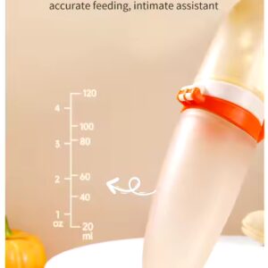 Silicone Baby Food Dispensing Squeeze Cereal Feeder Baby Fresh Food Spoon Feeder - Image 7