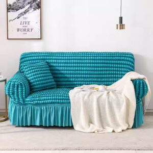 Best seller home choice sofa covers Skirt red sofa cover - Image 2
