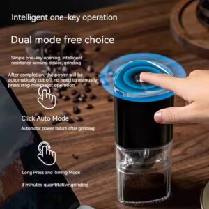 Small portable mini home kitchen coffee grinder machine mill automatic USB charging electric coffee grinder - Image 6