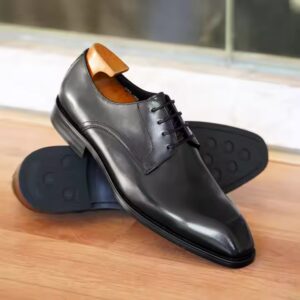 Mens Casual Lace-up Brogue Plaid PU Upper Shoes Men Formal Footwear Wedding Party Dress Oxford Business Office Shoes - Image 6