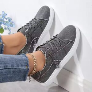 Women comfortable canvas fashion casual shoes - Image 5