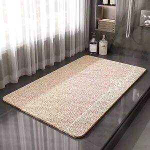 Quick-Drying Non-Slip Eco-Friendly PVC Coil Shower Mat for Bathtub Cushioned Loofah-Permeable Water Bath Mat Rectangle Shape - Image 1
