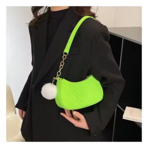 Stylish Wool Ball Women S Bag Retro Crossbody Bag For Fashionforward Ladies - Image 6