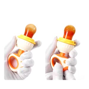 baby silicone fruit feeders, BPA free eco-friendly silicone fruit teether baby food feeder - Image 6