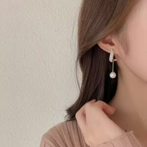 Fashion Tassel Long Crystal Earrings - Image 3