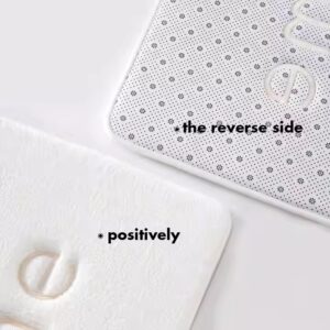 Non Slip Anti slip bathroom mat super absorbent memory cotton dry fast soft bath mat - Image 3