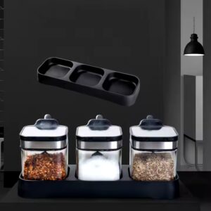 Moisture-proof seasoning glass bottle leak-proof jar spice container condiment sugar chicken essence - Image 5