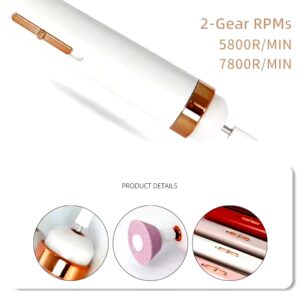 5 in 1 Electric Nail Polish Drill Machine With Light Portable Mini Electric Manicure Art Pen Tools For Gel Remover - Image 4