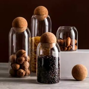 Factory Sale Various Bottom Spice Storage Set Empty Jars Glass Wholesale - Image 1