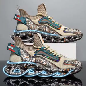 Men's Sneakers Running Shoes Breathable Outdoor Walking Sports Shoes - Image 2
