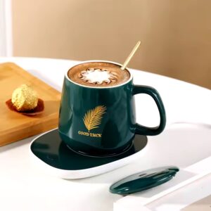 New Ceramic Coffee Cup and Heating Pad Two Piece Set Insulation Cup Electric Cup Business Gift Set - Image 7