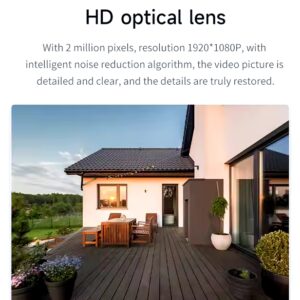 V380 P12 WiFi OEM Full Color Night Vision 360 Panoramic Security Camera Smart Home IP65 Waterproof H.265 SD Card Digital Zoom - Image 7