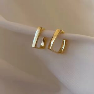 New Square Design Hoop Earrings for Women - Image 6