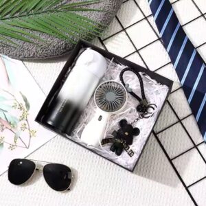 Valentine's Day Birthday Gift Luxury Gift Water Cup Fan Set for Men's Friends Best Man Wedding Companion Gift - Image 7