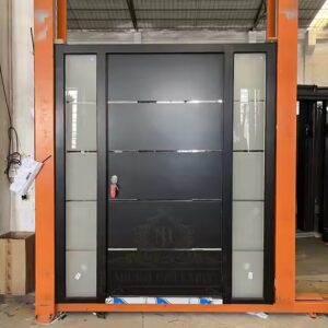 Italy Design Hot Sale Metal Other Front Entry Door Cheap Price Exterior Steel Security Entrance Doors For Houses - Image 3